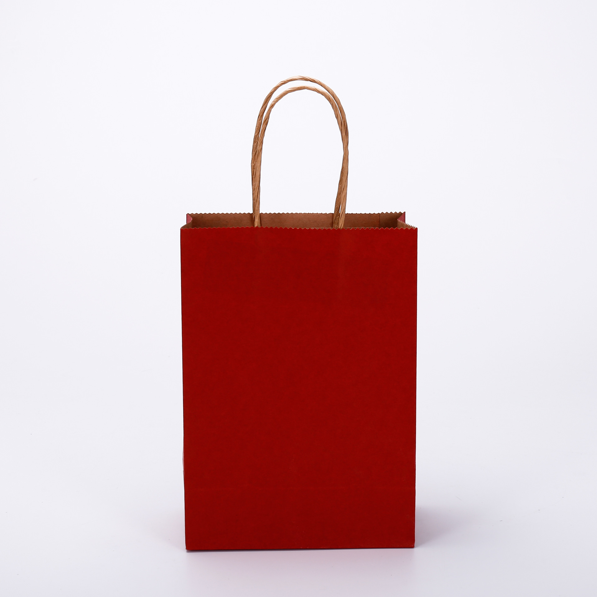 纸袋加厚牛皮纸手提袋餐饮外卖打包袋服装现货购物袋制作印logo