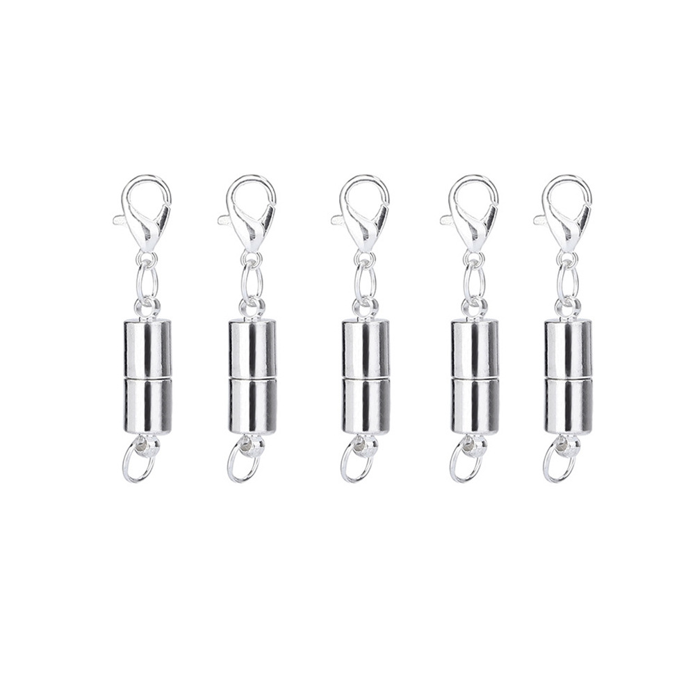 Oro imán cilíndrico hebilla redonda esférica magnética hebilla pulsera cabeza langosta hebilla DIY joyería hebilla magnética joyería del oído image 9