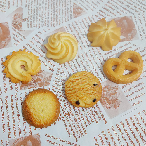 Simulated cookie model cookie Oreo display props diy mobile phone slime accessories pvc fake food toys