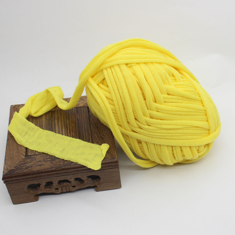 布条线勾包包线手编坐垫线地毯线手工diy编织粗毛线教程