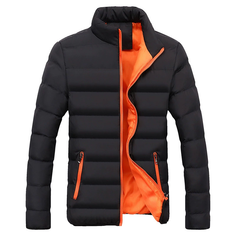 Jacket for leisure with down, 2019, slim fit, increased thickness