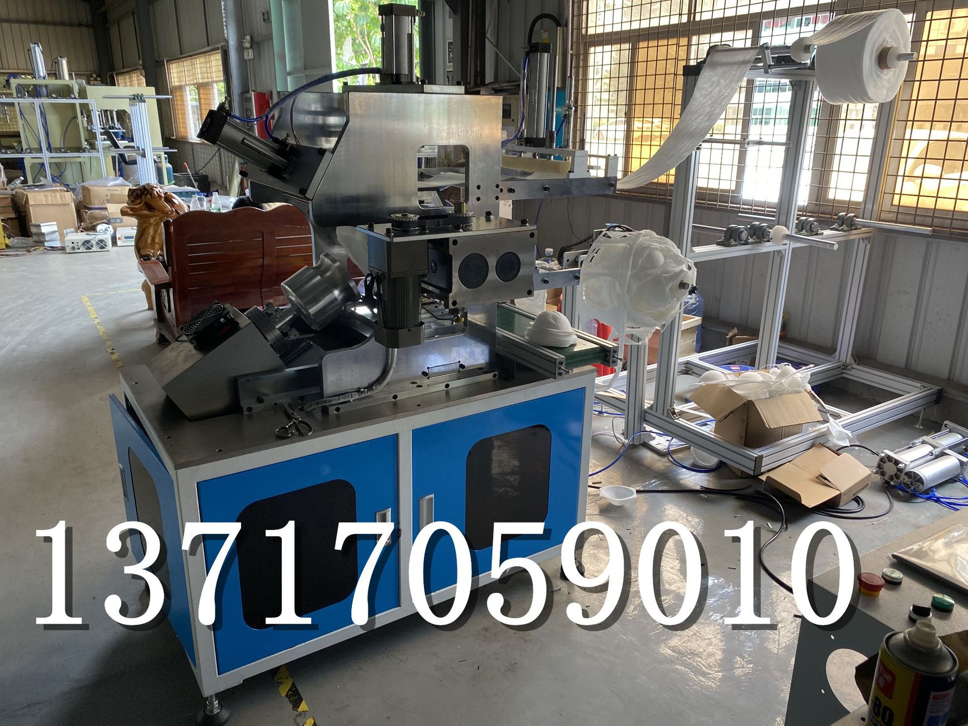 全自动N95杯型口罩机 热压定型机