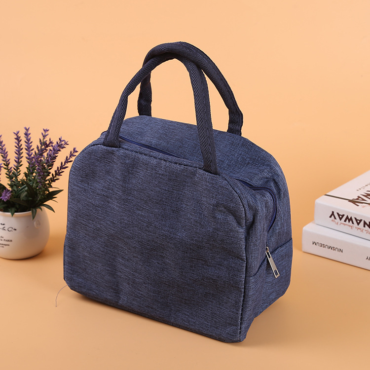 畅销新款保温袋牛津布铝膜便当包加厚防水手提上班带饭帆布包订制