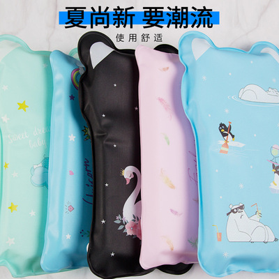 student Siesta Cartoon cooling Gel Ice Pillow Water dormitory pillow inflation Dual use summer Cold pillow