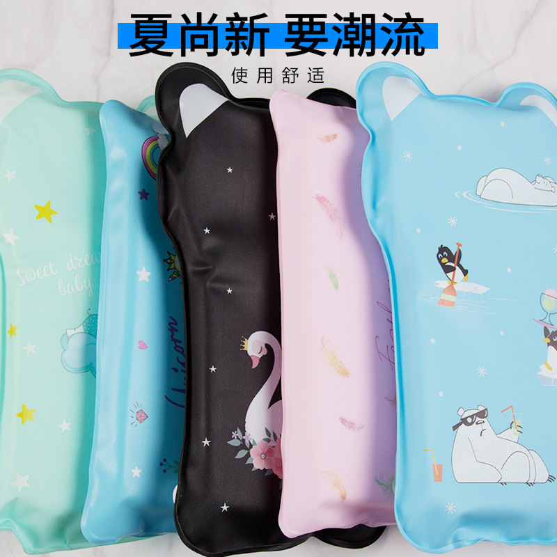 student Siesta Cartoon cooling Gel Ice Pillow Water dormitory pillow inflation Dual use summer Cold pillow