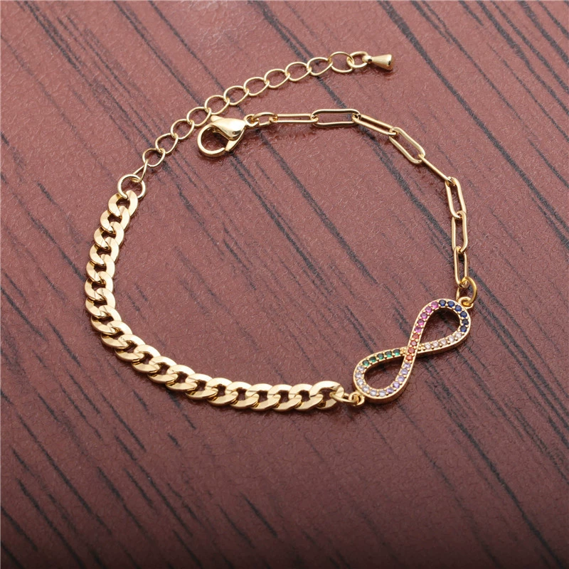 (Cross-border trading), jewelry, accessory hip-hop style, bracelet with zircon, punk style, European style, micro incrustation