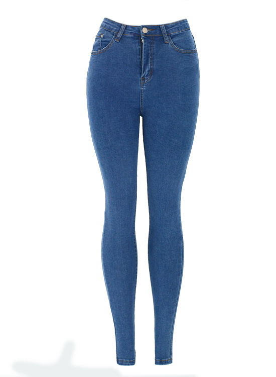 slim elastic denim pants  NSSY14616