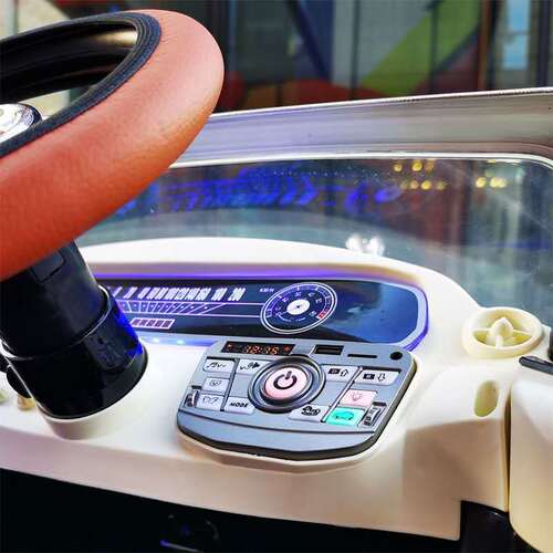 Samart Grandfather Car Children's Electric Four-Wheel Car Boys and Girls Baby Remote Control Toy Car Can Sit People Four-wheel Drive Baby Car 