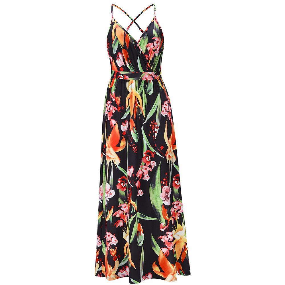 Printed Slim Cami Dress NSHYG66683