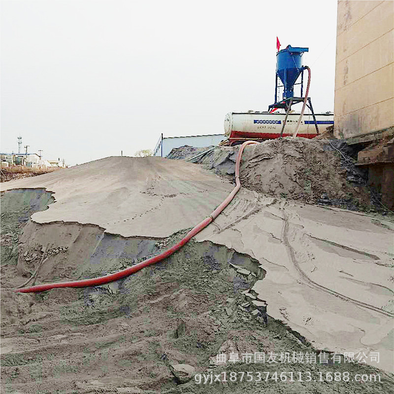内蒙古粉料装车抽粉机粉煤灰清库吸灰机建材粉料装罐车气力输送机