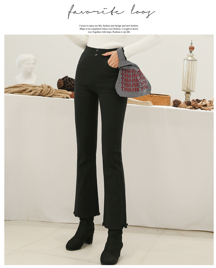 Pantalon léger femme en coton - Ref 3430156 Image 17