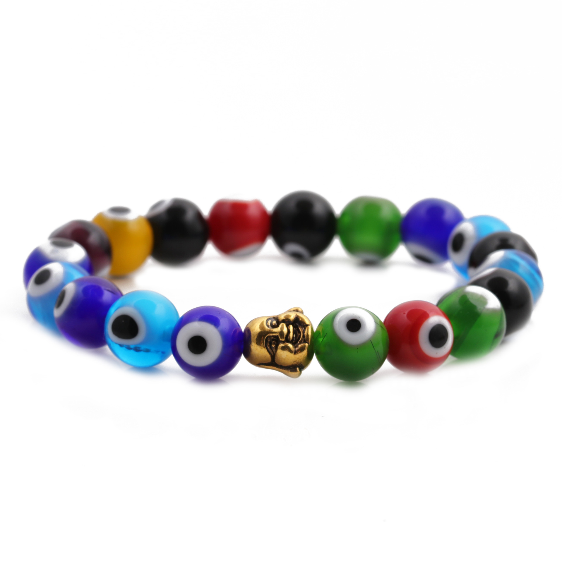 hot sale new Devilu0027s eye beaded Buddha head bracelet wholesale