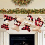 Рождественское украшение, носки, коллекция 2023, подарок на день рождения