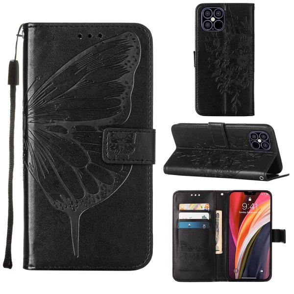 Suitable For Transsion Infinix Note10 Butterfly Phone Case, Moto G50 Embossed Card Slot Protective Case_voghion.com