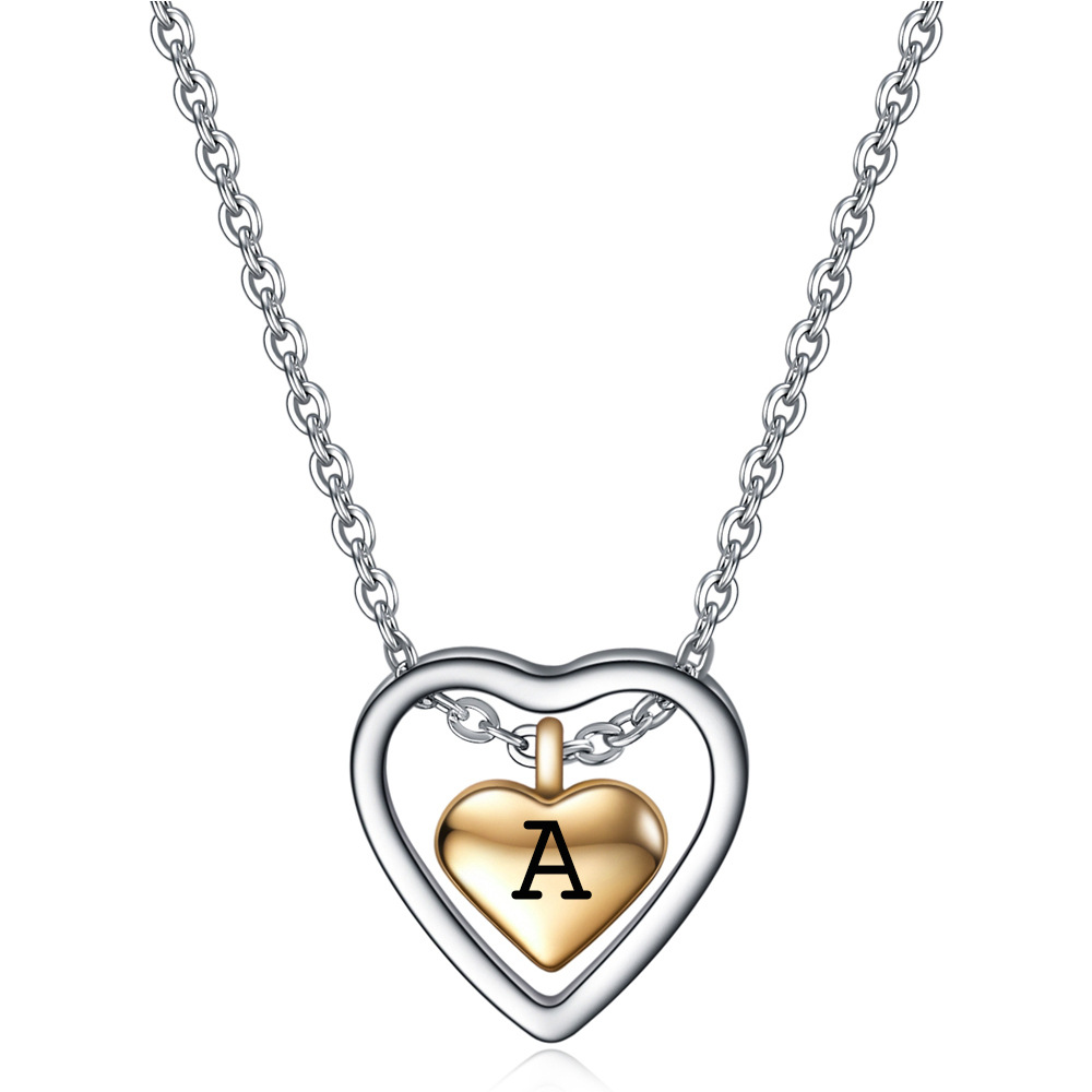 Mode Forme De Cœur Acier Au Titane Placage Pendentif 1 Pièce display picture 36