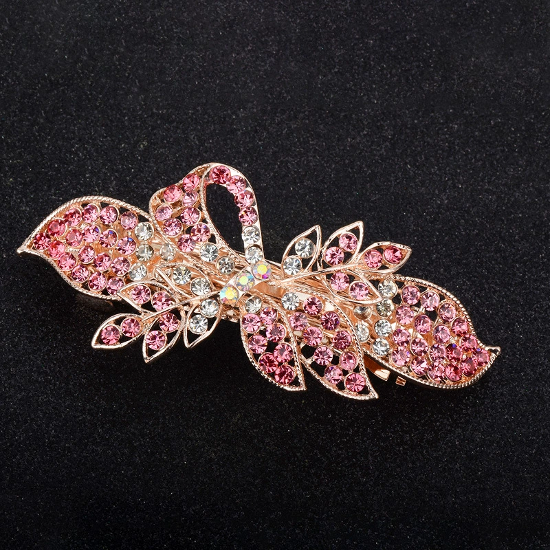 Metal Hairgrip Hairpin, Korean Style Floral Barrette, Adult Decorative Clip, 9×4×4 cm