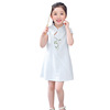 Summer children's dress, cheongsam, skirt, children's clothing, with short sleeve, Chinese style