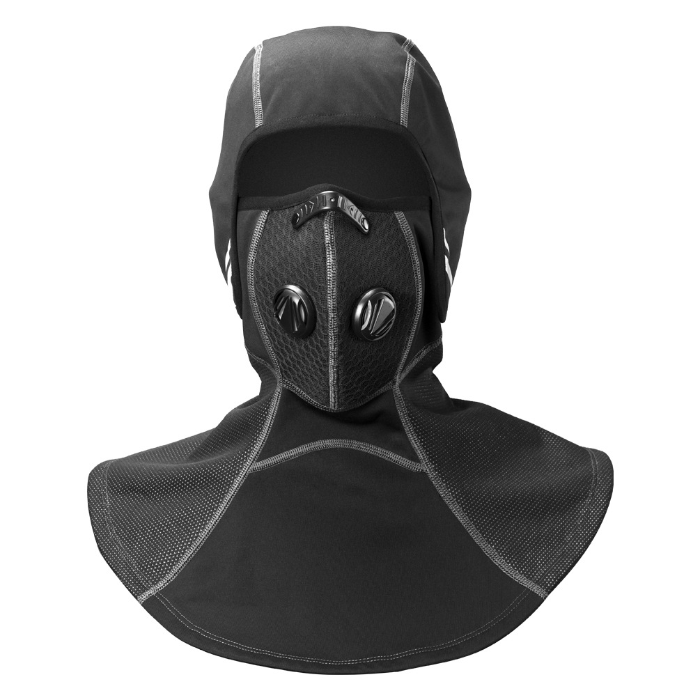 骑行面罩冬款骑行抓绒保暖防风防寒围脖户外运动加厚口罩