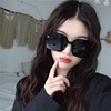 Sunglasses, square sun protection cream, brand glasses, European style, Korean style, 2020, new collection, UF-protection