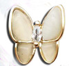 Three dimensional zirconium, metal accessory for manicure, decorations, internet celebrity, golden color, cat's eye