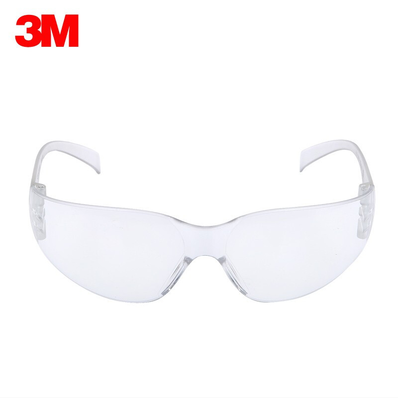 3M11228AF gafas de montar pulido anti-impacto anti-polvo ligero anti-niebla económico transparente