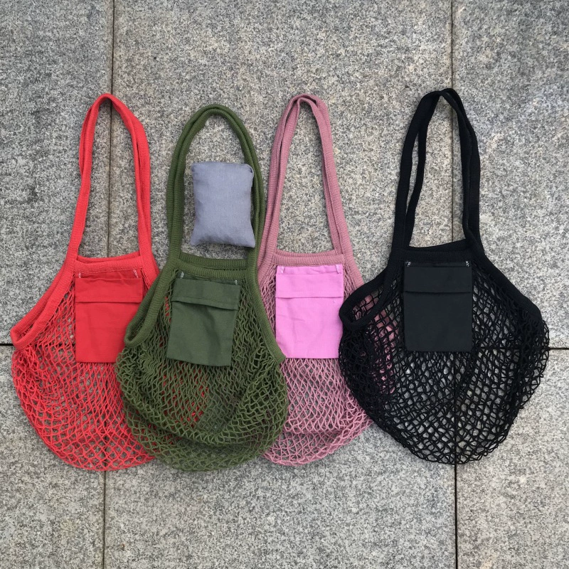 Handheld woven fruit storage bag, mesh bag, custom-made