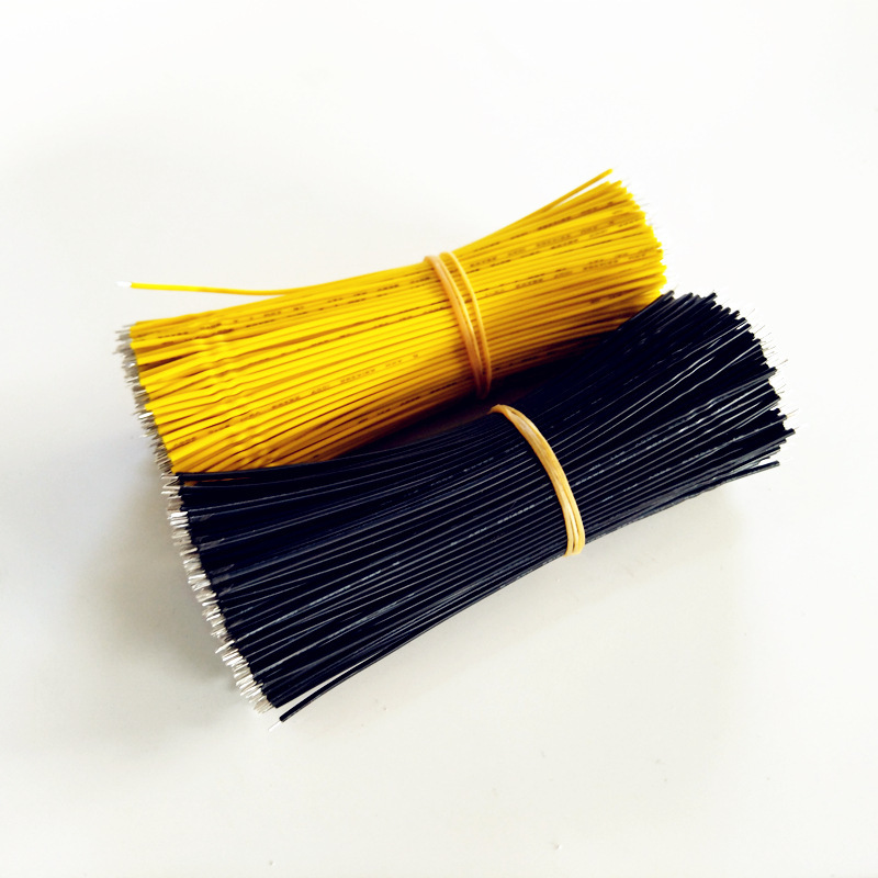 厂家直销 国标1015电子线 130MM双头浸锡剪线 线仔 18AWG连接导线