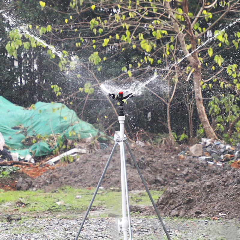6 puntos de rotación doble boquilla de rotación micro-spray horticultura boquilla de rotación automática de brazo giratorio césped césped rotación sin impuestos