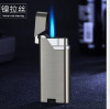 New hair 1301 direct windproof and inflatable lighter can regulate the flame logo custom advertising lighter manually