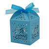 Factory direct sales wedding hollow sugar box high -end chocolate carton English candy box laser hollow candy box