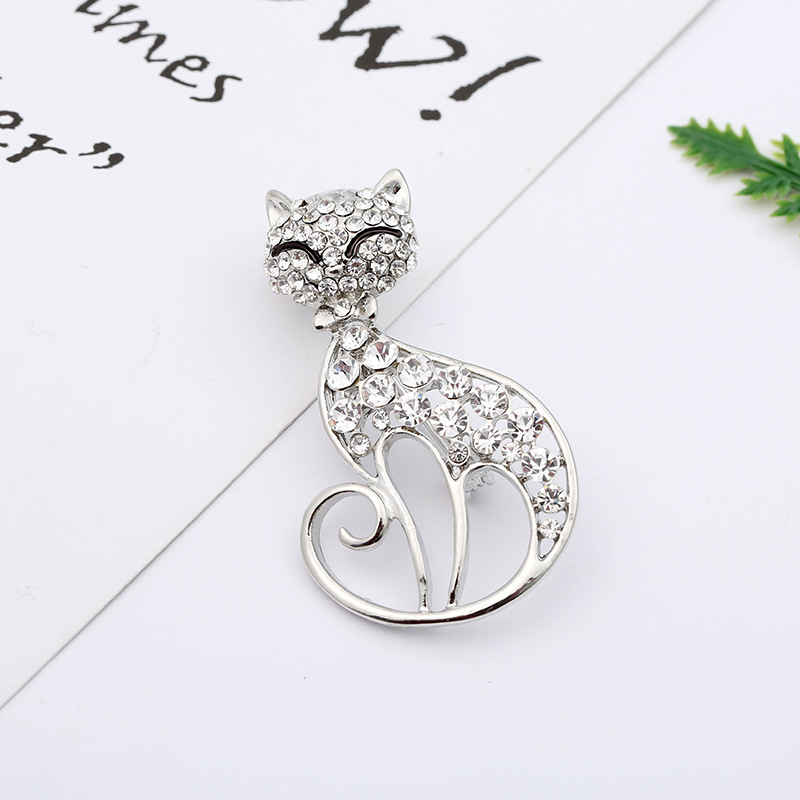 12g Weight Brooches Classification Casual, Date, Shopping Occasion Alloy Material Animal Pattern All Seasons Season Unisex Gender Enamel Design Elegant, Retro, Lady Style Elegant Retro Lady Pin Animal Alloy Enamel Unisex Brooches 4