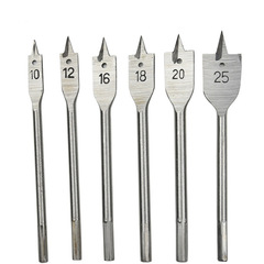 廠家直供三尖木工扁鑽木工鑽 六角柄開孔器套裝 平鑽頭木板打孔器