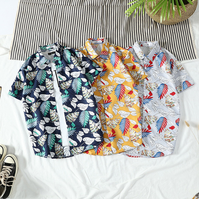 Summer men’s new beach shirt