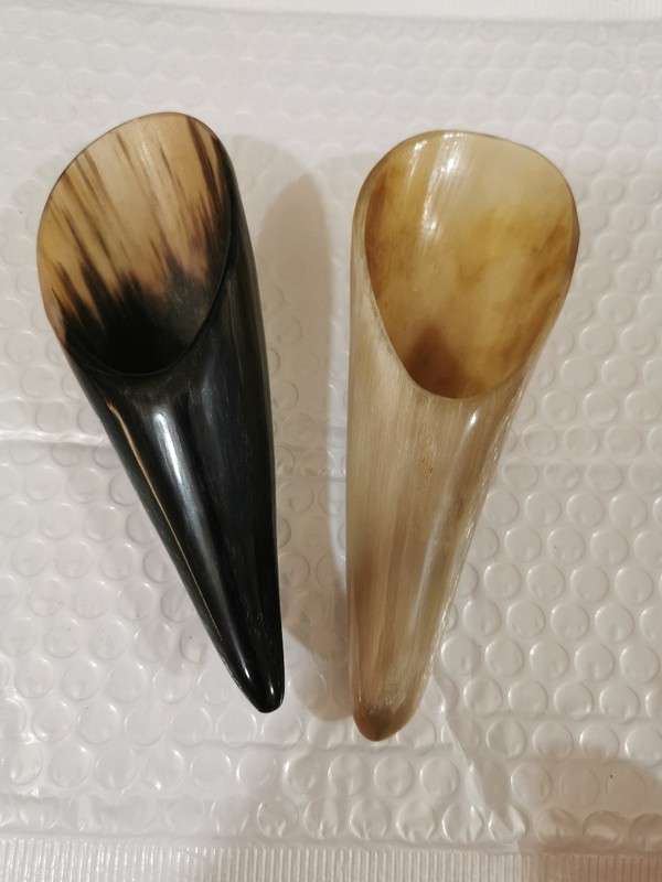 Horn barrel medium tea peony horn scraping barrel 13 to 16cm horn scraping barrel scraping