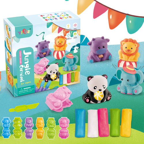 Cross-border popular parent-child early education diy clay, cookie mold food clay, children's clay toys