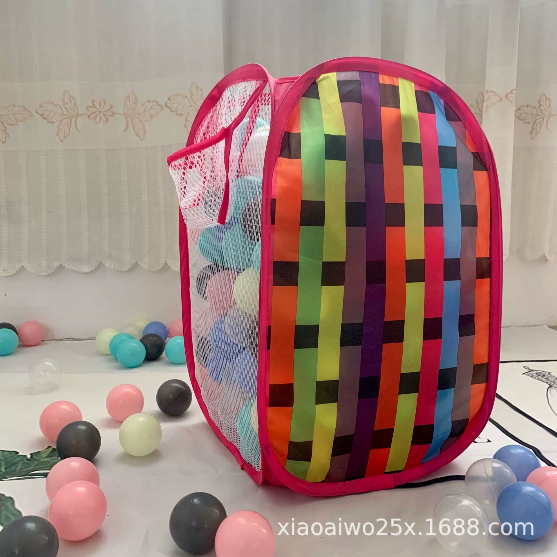 Корзина для стирки, мультяшная система хранения, складная морская шариковая акваплощадка
