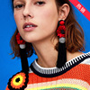 Earrings, fashionable accessory, wholesale, European style
