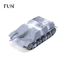 乐加 二战德军IV型歼击车1:72拼装坦克模型火炮 仿真军事玩具摆件