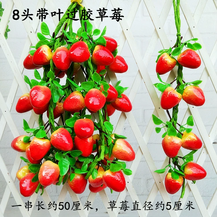 Vegetable model pendant fruit and vegetable window fake vegetable corn chili pepper, garlic decoration farmhouse fake fake