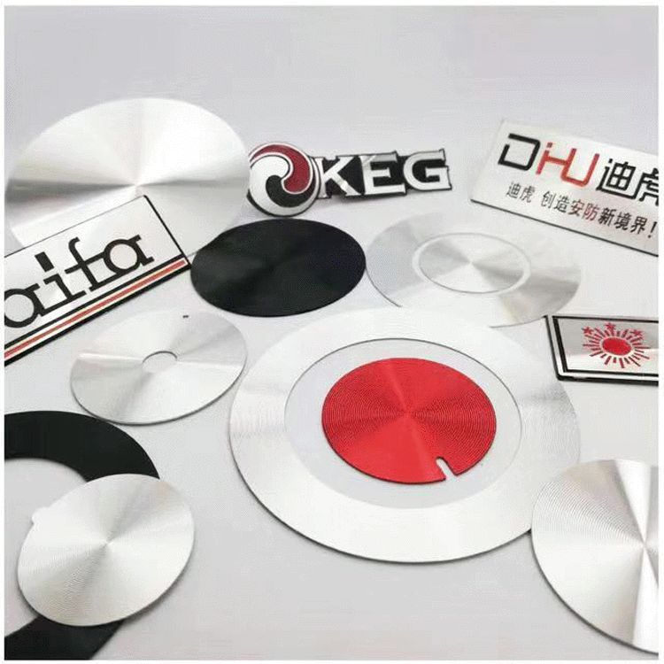 厂家定做CD纹金属铭牌 冲压金属拉丝腐蚀铝制标牌 量大优惠