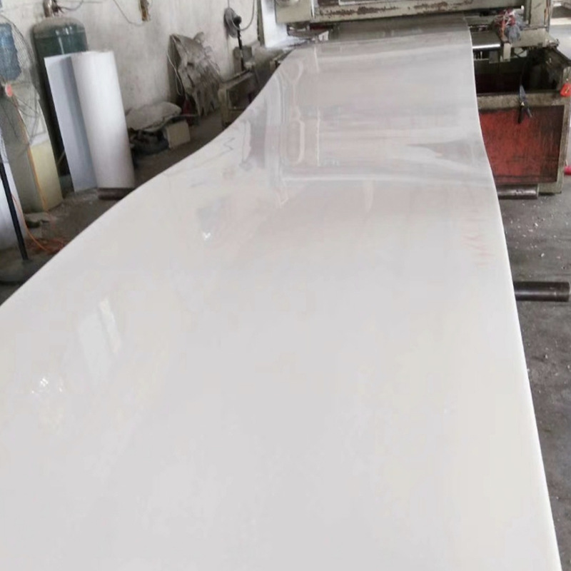 白色pet片材哑白色pet光白塑胶片加工分条包装材料定制PET硬胶片