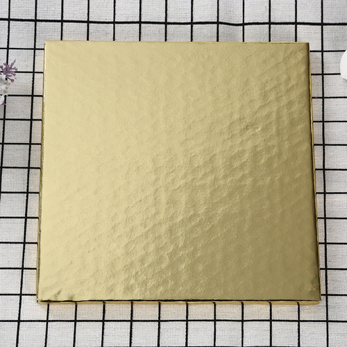 Factory wholesale disposable square honeycomb paper cake mat paper plate cake plate cake tableware