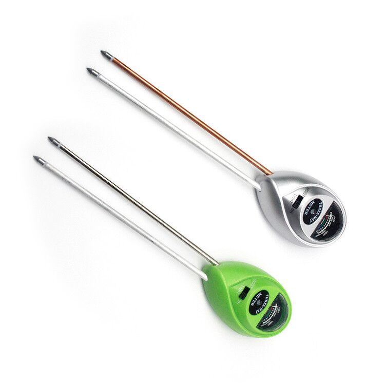 供应三合一圆头土壤检测仪 土壤湿度计 温度湿度计 土壤测试仪