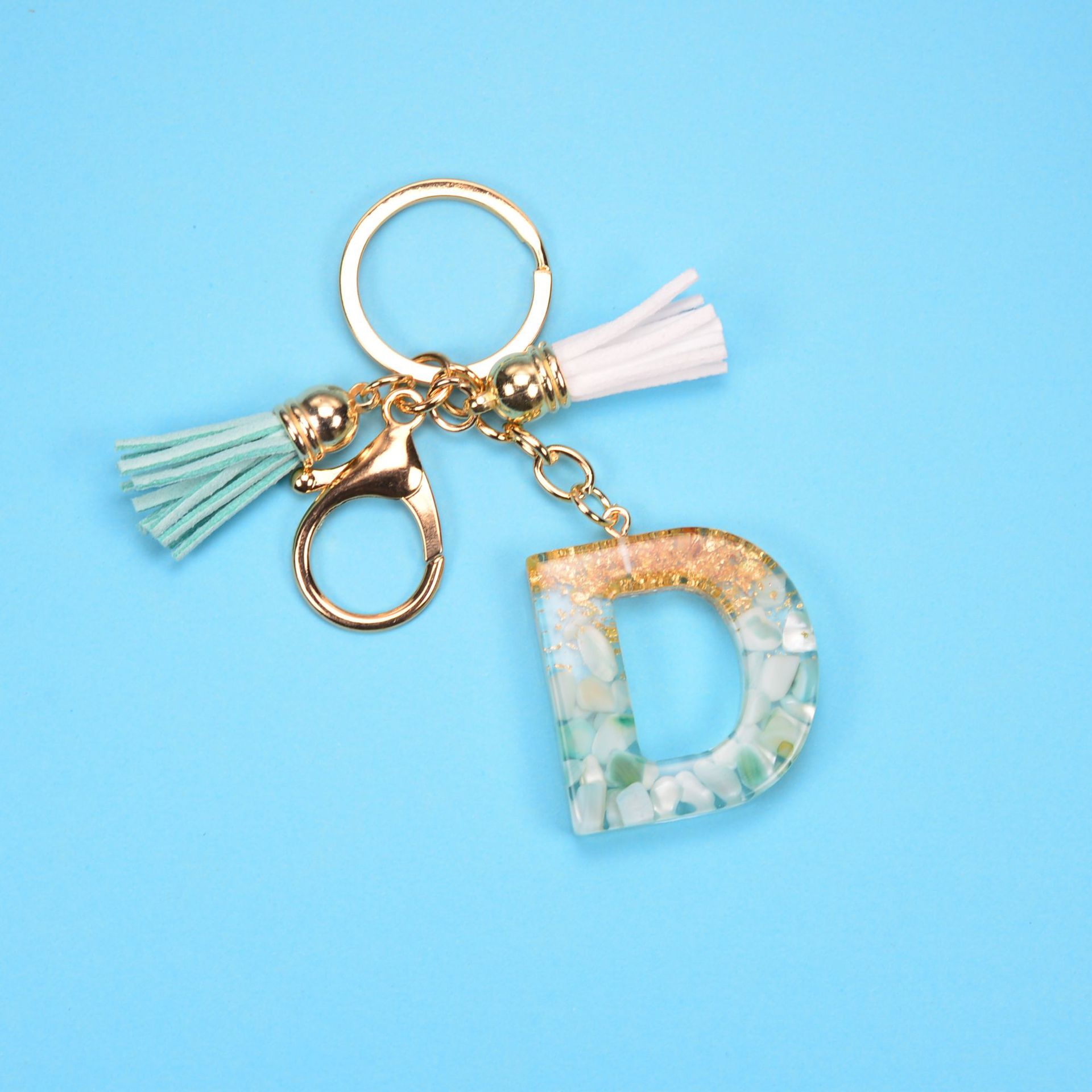 Fashion Letter Resin Unisex Bag Pendant Keychain display picture 6