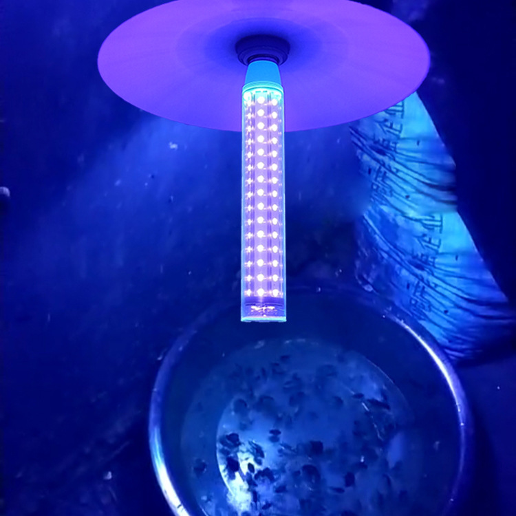 led诱虫灯代替黑光灯管紫外线杀虫灯鱼塘养殖户外防水抓虫灯30w|ru