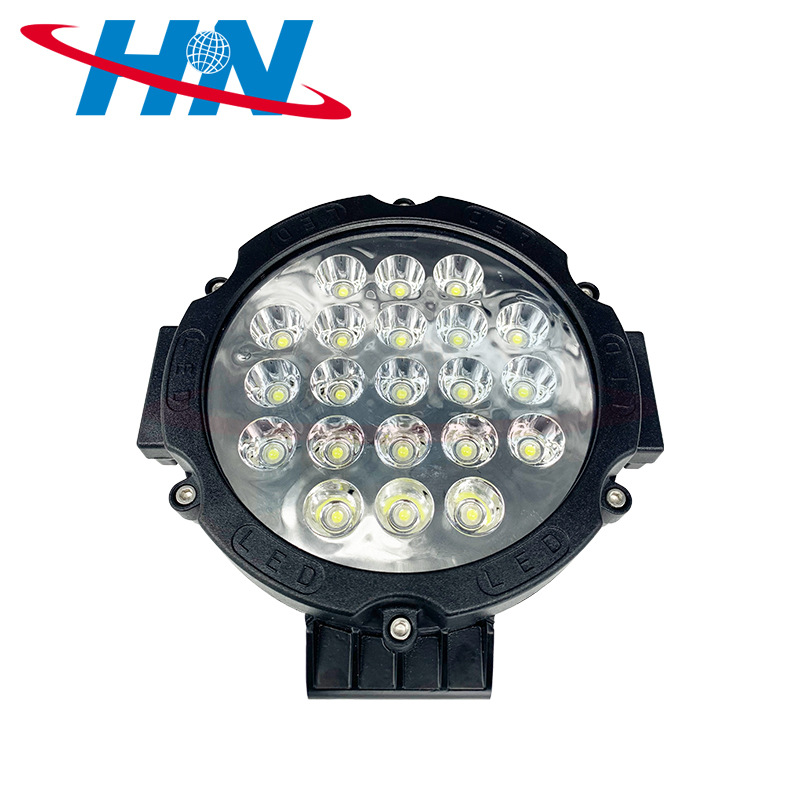 10-80V 63W vehículo todoterreno excavadora ingeniería vehículo camión pesado luz de trabajo Spotlight Luz de modificación