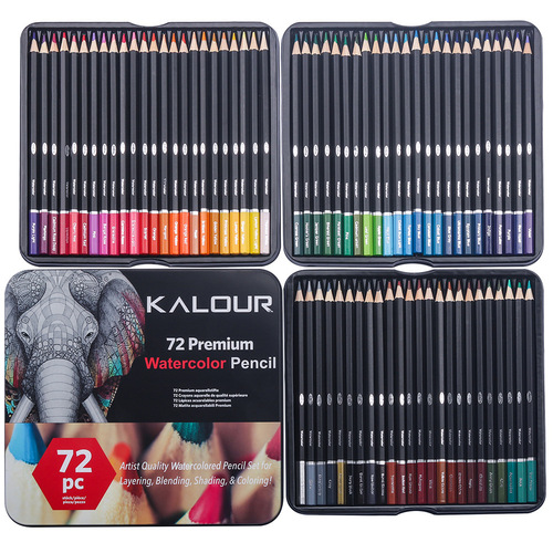 Manufacturer's new product 72-color painting water-soluble colored lead professional adult painting graffiti filling 72-color iron box set