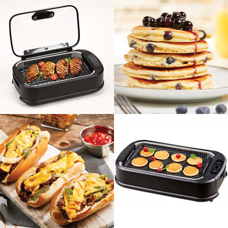 Hot Shot Smokeless Grill家用智能无烟烧烤炉烤肉盘不沾电烤盘阿里巴巴