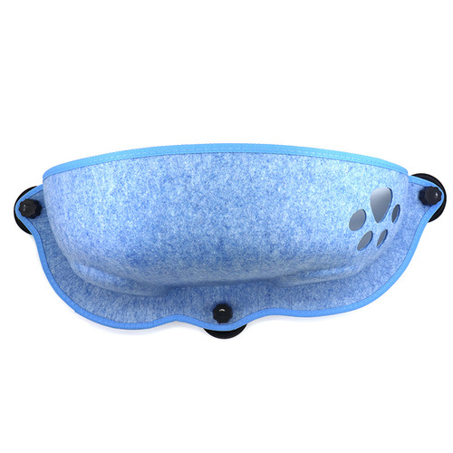 Moon-Shaped Cat Suction Cup Window Bed Cat Hanger Car Travel Pet Pet Hammock Sunbathing Half Moon Cat Bed