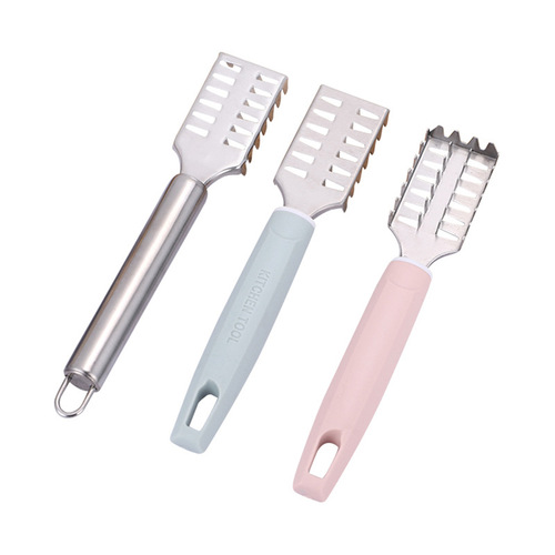 Nordic handle stainless steel fish scale planer household fish scale knife scale remover scale scraper fish scale scraper remove fish scales